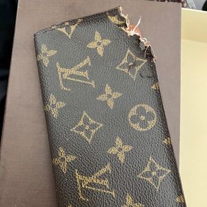 Louis Vuitton checkbook cover